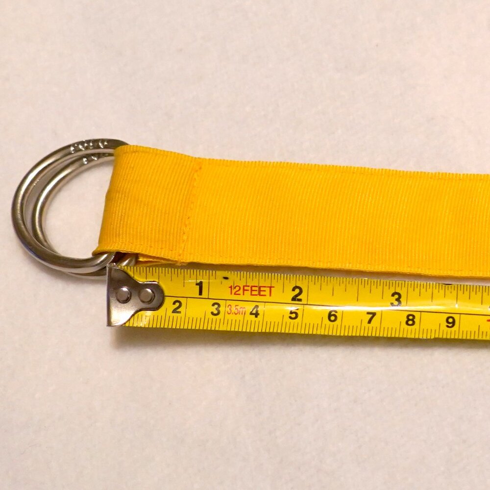 Women's Polo D-Ring ribbon belt